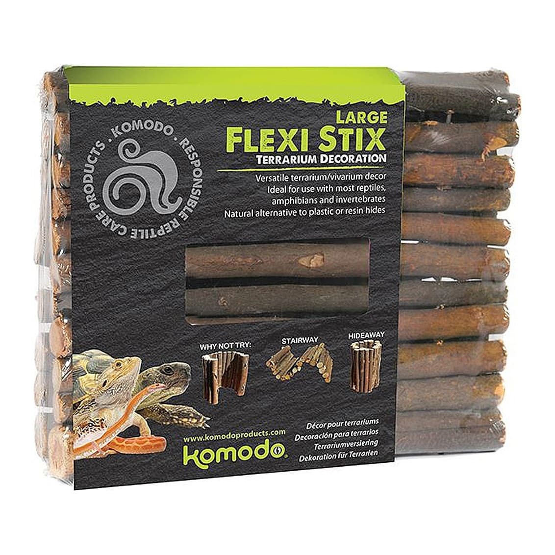 Komodo Flexi Stix Large bendable wooden hide