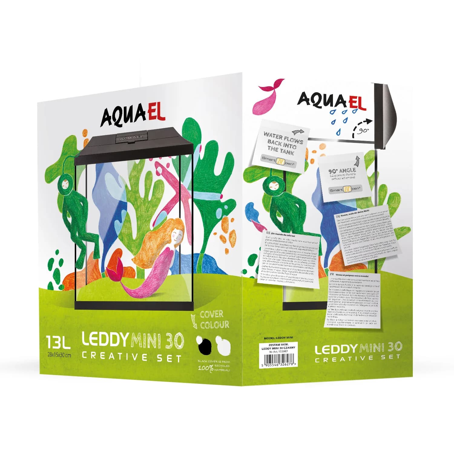 AquaEL AQUARIUM SET LEDDY MINI 30 black
