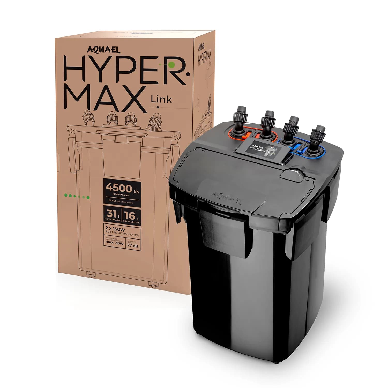 AquaEL Filter HyperMax Link X
