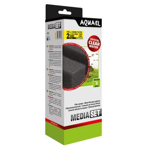 AquaEL Filtr.sponge Turbo 1000/1500/2000(2pcs)