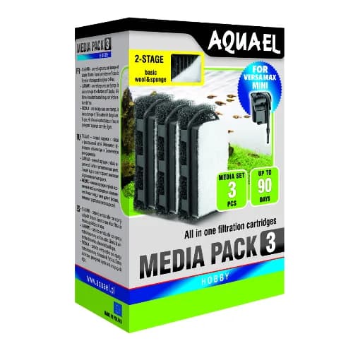 AquaEL FZN MINI STANDARD MEDIA PACK 3pcs