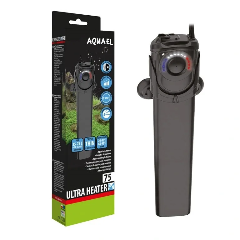 AquaEL ULTRA HEATER D&N 75W PLASTIC HEATER